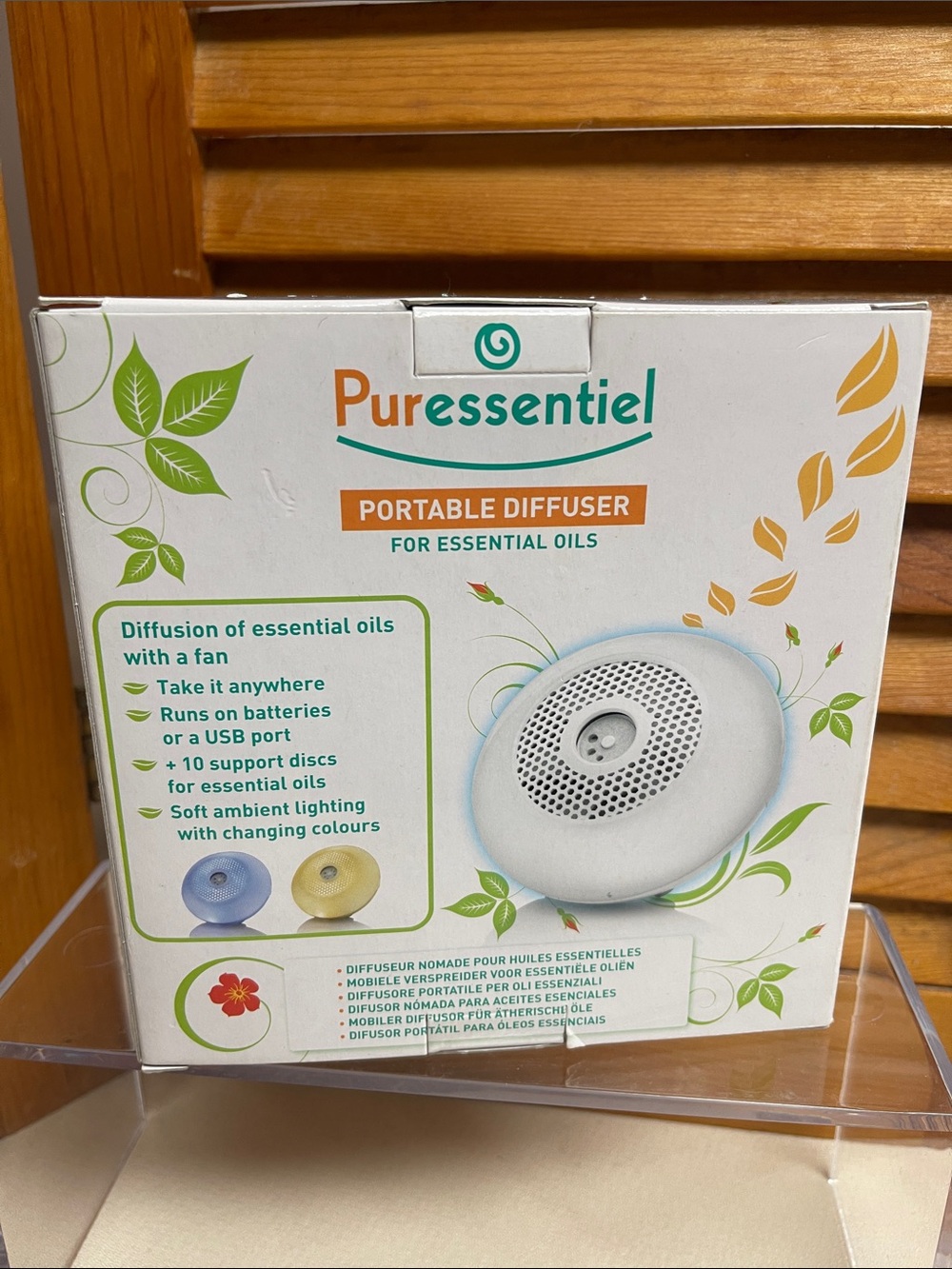 White Portable Diffuser for Essential Oils